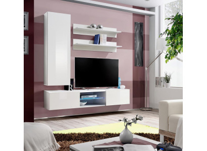 Modern Wall unit TV Lowboard Wall Cabinet Wall Shelves Living room Design Furniture