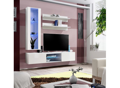Modern Wall unit TV Lowboard Wall Cabinet Wall Shelves Living room Design Furniture