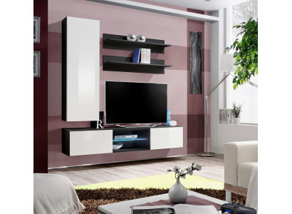 Living room furniture set 4-piece wall unit wall cabinet design modern wardrobe wall shelves