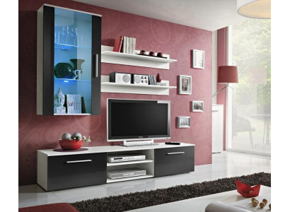 Wall unit Wall Wardrobe Modern design TV cabinet TV lowboard new Wall shelves