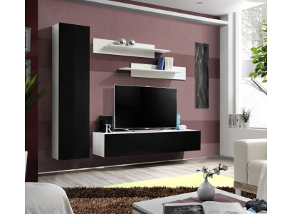 Luxury Wall unit Designer TV Stand Sideboard Furnishings Living room 4-piece set