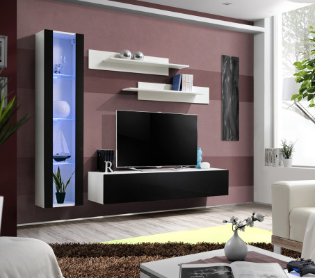 Luxury Set 4pcs Designer Wall unit Living room furniture TV Stand Furnishings Furniture