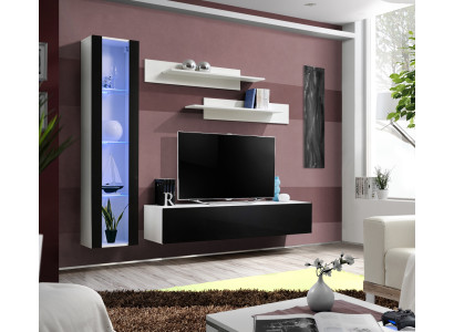 Luxury Set 4pcs Designer Wall unit Living room furniture TV Stand Furnishings Furniture