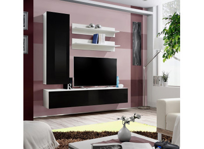 Modern Wall unit Luxury Furnishings Living room Design TV lowboard wall cabinet