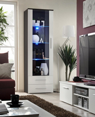 Glass Wood Wardrobe Display case Living room Design Modern Furniture Luxury new