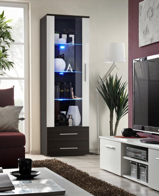 Luxury Wood Display case Design Wardrobe Brown Furniture Wardrobe Living room furniture new