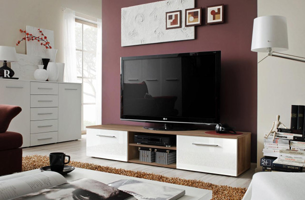 TV stand TV cabinet lowboard shelves sideboard living room furniture modern luxury new