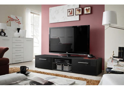 Sideboard Chests of drawers Black TV Lowboard Luxury Living room Design High Gloss Wood new