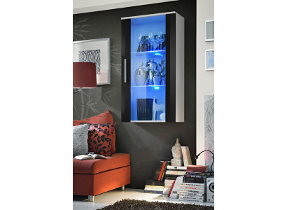 White Hanging Display case Living room Wall Cabinet Luxury Designer Shelf Furnishings
