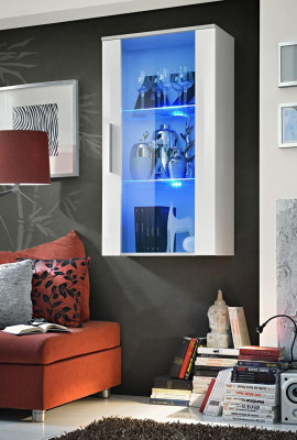 Living room White Hanging Display case Shelf Furniture new Designer Wall Cabinet Luxury