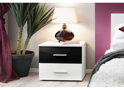 Bedside table White Modern Furnishings Bedroom Side table Luxury Wood Furniture