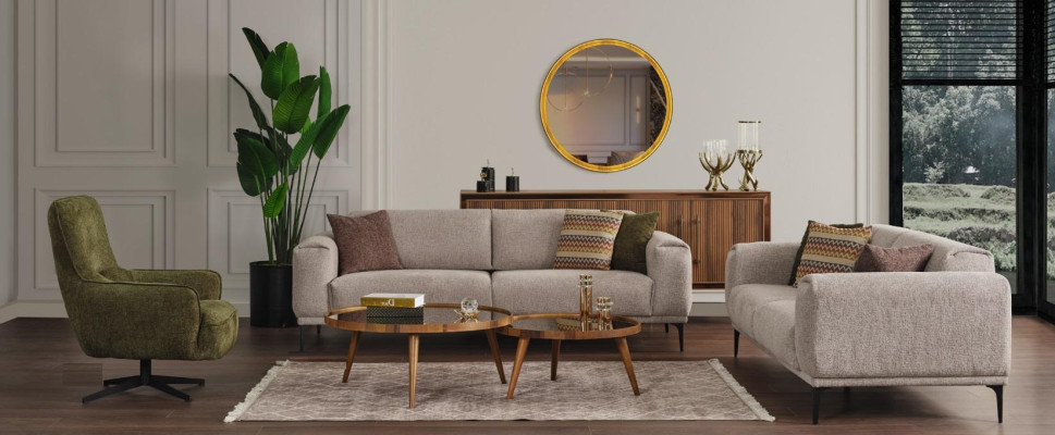 Living room Couch Set Designer Set 3+2+1 Seater Luxury Upholstery Furniture