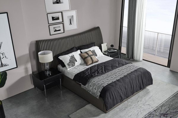 Designer Bedroom Furniture Luxury Double bed 2x Bedside tables Noble Beds