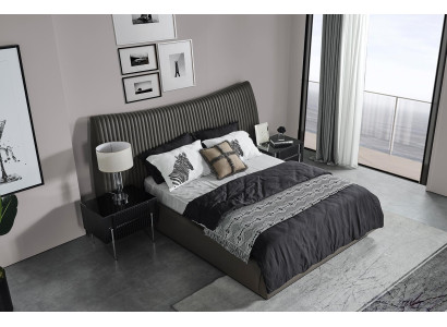 Designer Bedroom Furniture Luxury Double bed 2x Bedside tables Noble Beds