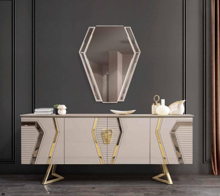 Designer White Dining room Suite Dining set Dining table 4x Chairs 7pcs