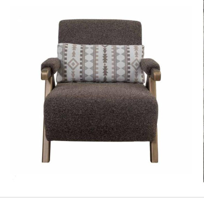 Brown Armchair Designer Single Seater Living room 1-Seater Luxury Chair new