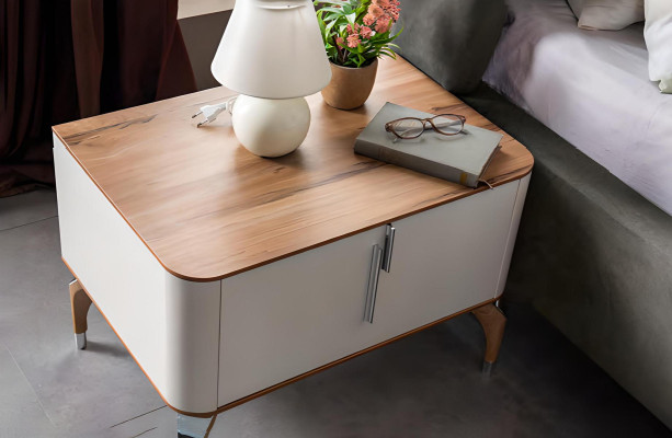 Bedroom Set Luxury Complete's Bed 2x Bedside table Wardrobe 4-piece new
