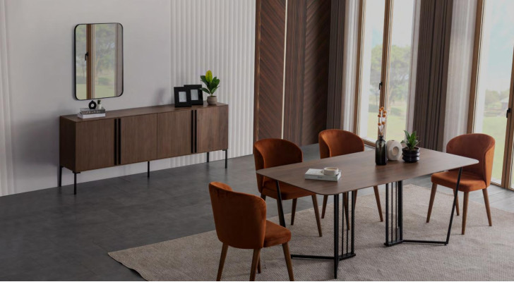 stainless steel Dining table Dining room Living room Modern Tables Design Metal new