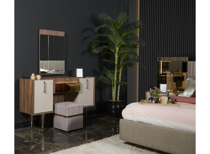 Modern Design Dressing table with Mirror Luxury Bedroom Furniture 2pcs new