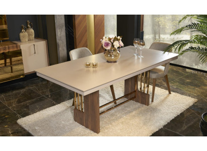 Modern Dining table Beige Table Dining room Living room Luxury Design Tables new