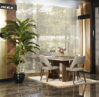 Modern Dining table Beige Table Dining room Living room Luxury Design Tables new