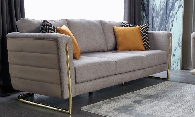 Couch set fabric sofa sofa set upholstered sofa gray modern set 3 pieces