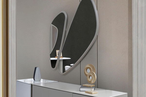 Suite Chest of drawers with Mirror Wardrobe Modern Bedroom Set White