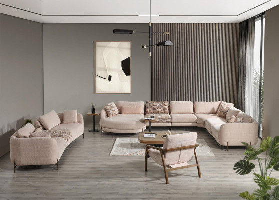 Set 5-piece suite sofa U-shape sofa four-seat furniture armchair luxury furnishings