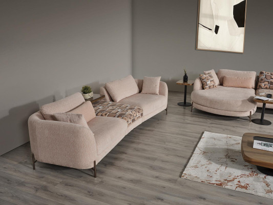 Set 5-piece suite sofa U-shape sofa four-seat furniture armchair luxury furnishings