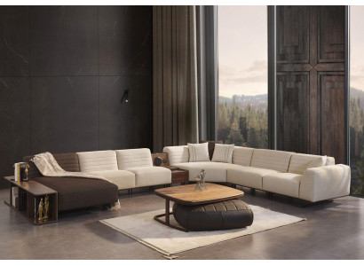 Luxury Corner sofa U-shape Upholstery Sofa Couch Living room Furniture Textile new Furnishings