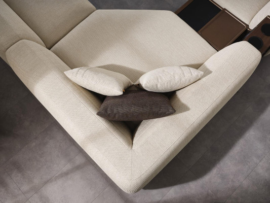 Luxury Sofa Couch U-shape Upholstery Furniture Living room Corner sofa Textile Furnishings