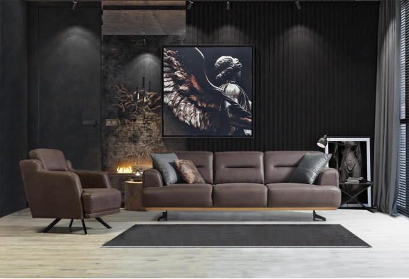Luxury Furnishings Upholstery Seat Armchair Living room Furniture Sofa Couch Three Seater