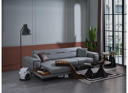 Modern Gray Corner sofa L-shape Living room Sofa Luxury Furnishings new Design