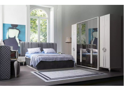 Complete 4-piece Bedroom Luxury Set Bed 2x Bedside tables Modern Furniture