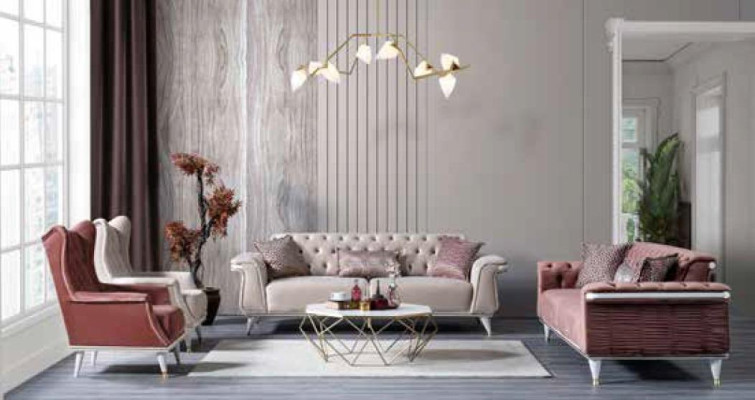 White Chesterfield upholstered armchair, modern single-seater designer seating furniture