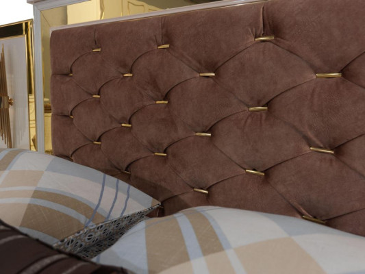 Bedroom Bed Design Furnishings Luxury Upholstery Beds brown Modern