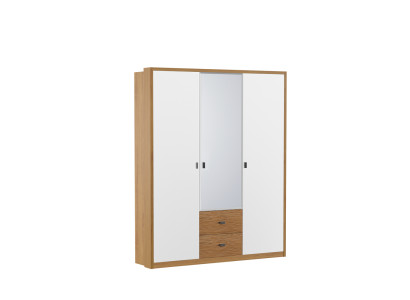 Design Bedroom Wardrobe Wardrobe Modern Cabinets Wood 3 doors. Mirror