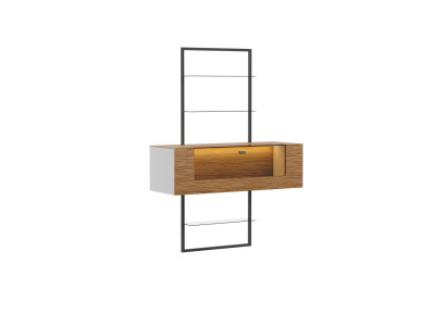 Designer Wardrobe Divider Wall Shelves Living Room Cabinets System Office Furniture 160cm