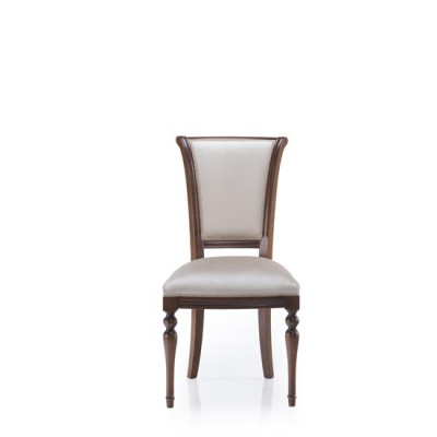 Classic r Designer Real Wood Chair Backrest Upholstery design Dining Living Room new