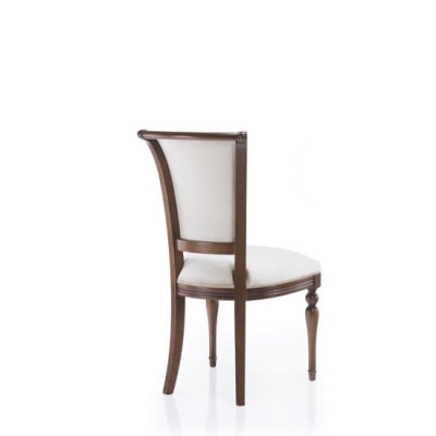 Classic r Designer Real Wood Chair Backrest Upholstery design Dining Living Room new