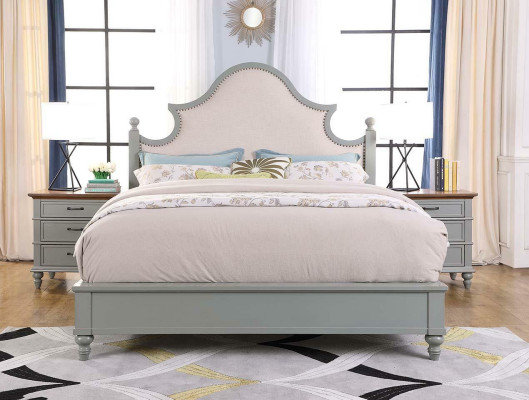 Bedroom Set Bed 2x Bedside table Console Beds Textile Double Hotel Upholstery