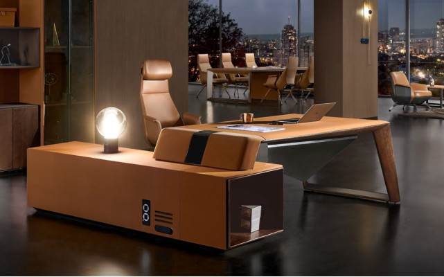 Desks boss corner desk office room furniture design decoration practice