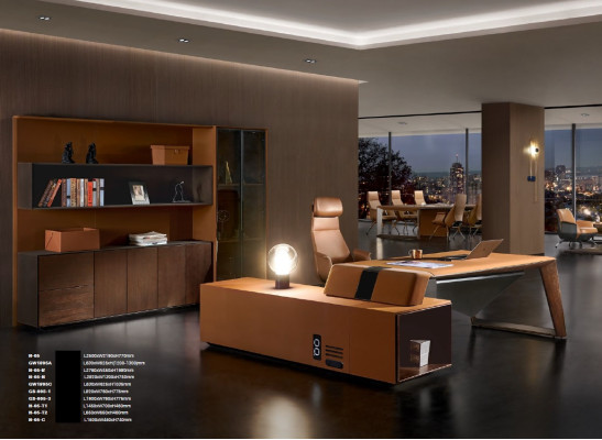 Desks boss corner desk office room furniture design decoration practice