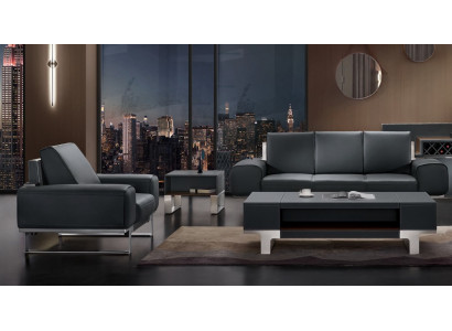 Design Sofa Seat Upholstery Couch Group Suite Furniture Leather 3 1 Seater