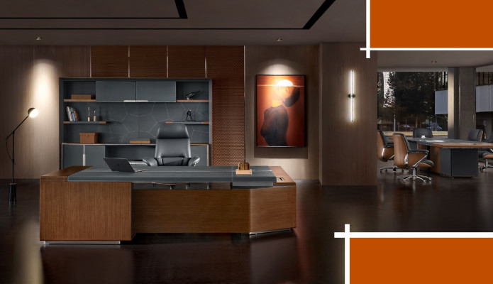 Desk Set Office Suite Table Chef Armchair Wardrobe Furnishings new