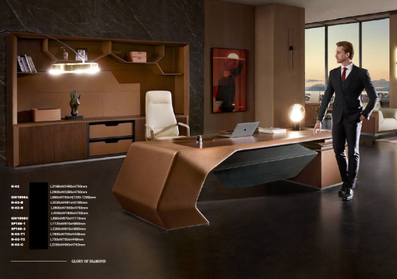 Designer Office Work Room Set Shelf Table Wardrobe Complete Set Furniture