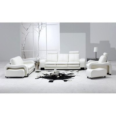 Sofa set Couch USB Sofa Leather Suite Seat Living landscape 3+2+1 Seater new