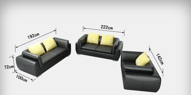 Leather sofa with USB Living landscape 3+2+1 Seater Suite Design Modern Sofa Couch