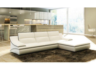 Leather sofa with USB,Living landscape Corner sofa Eck Suite Design Modern Sofa A1160C