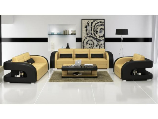 Sofa set Leather sofa USB Sofa Couch Sofa Living landscape Sets 3+2+1 new